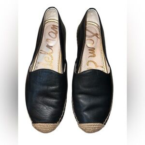 Sam Edelman Black and Tan Espadrilles